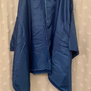 Stadium water resistant, fleece poncho
